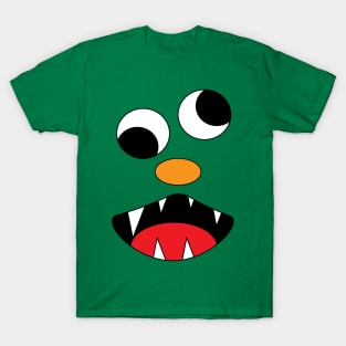 Silly Monster Face T-Shirt | Crazy Eyes T-Shirt